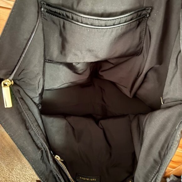 Tory Burch Penn Nylon Zip Tote - Black - Medium - Picture 4 of 11